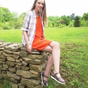 aetrex piper braided quarter strap